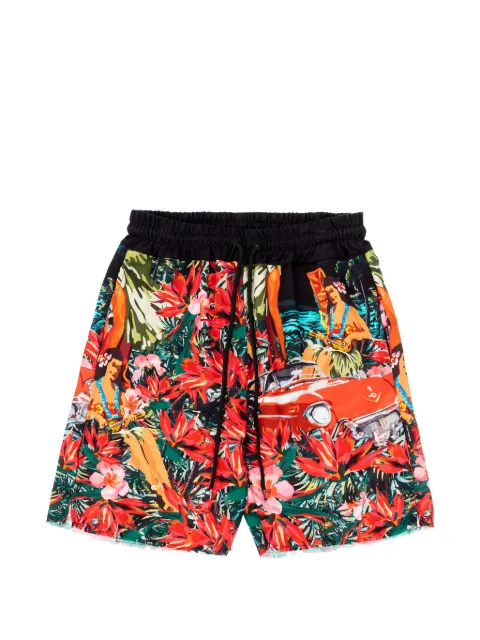 Mauna Kea graphic-print drawstring shorts