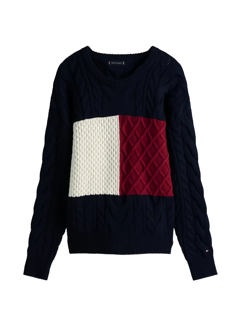 Tommy Hilfiger ケーブルニット セーター | ブルー | Image 1