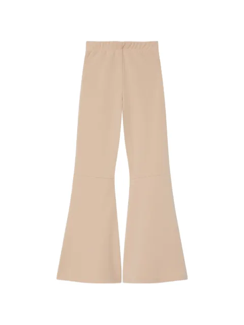 Liu Jo Kids flared logo-plaque trousers
