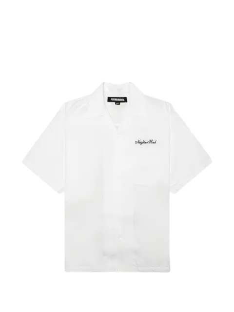Neighborhood embroidered-logo short-sleeve shirt