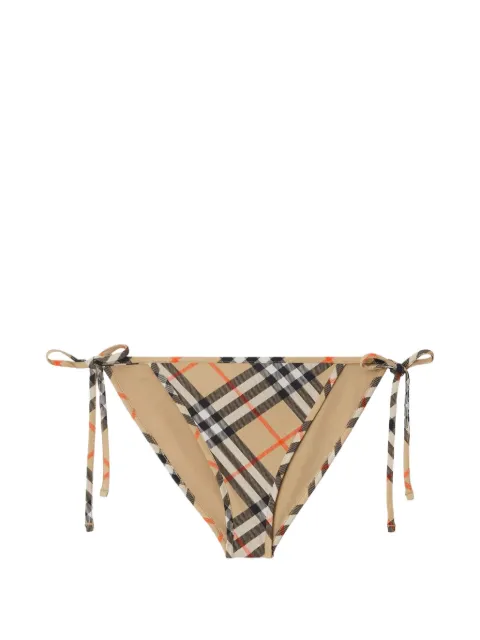 Burberry check-print tie-side bikini bottoms