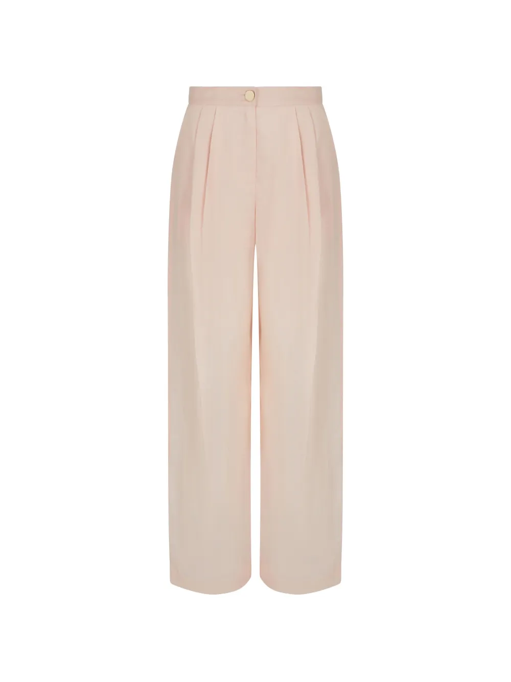 Armani Exchange pleated slub-texture trousers - Toni neutri