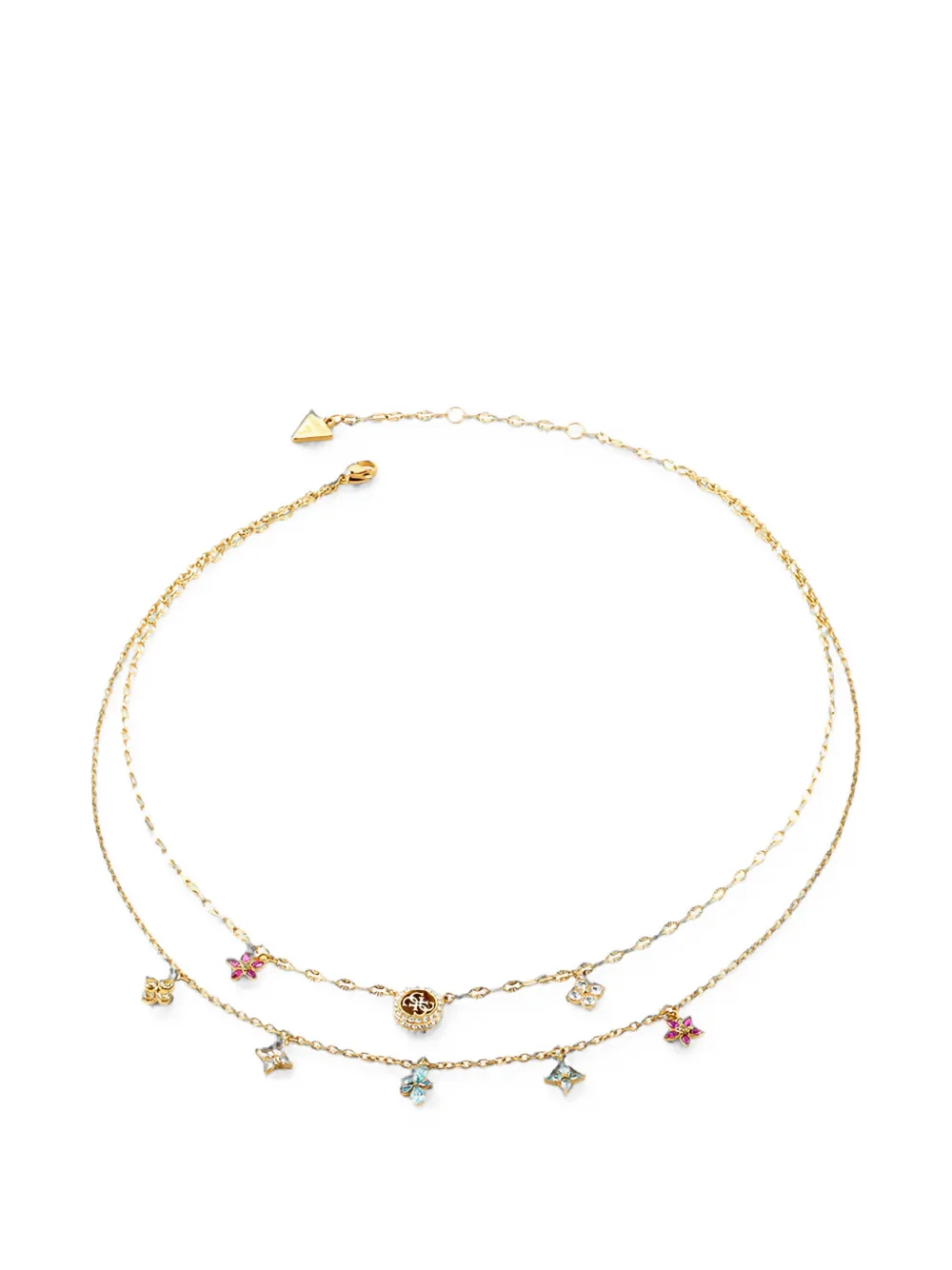 GUESS USA Collana Secret Garden con pendente a fiore - Oro