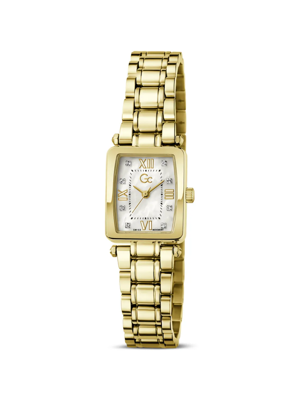 GUESS USA GC rectangular-face 21mm watch