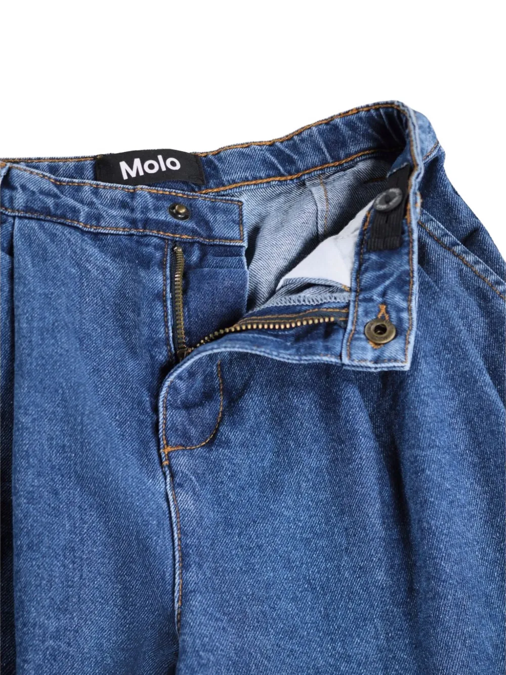 Molo Aeisha geplooide jeans met wijde pijpen Blauw