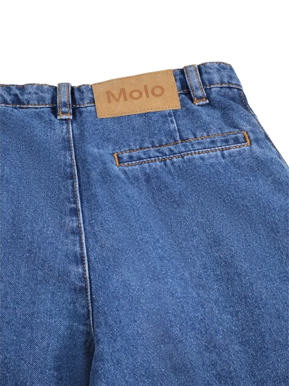 Molo Aeisha geplooide jeans met wijde pijpen Blauw