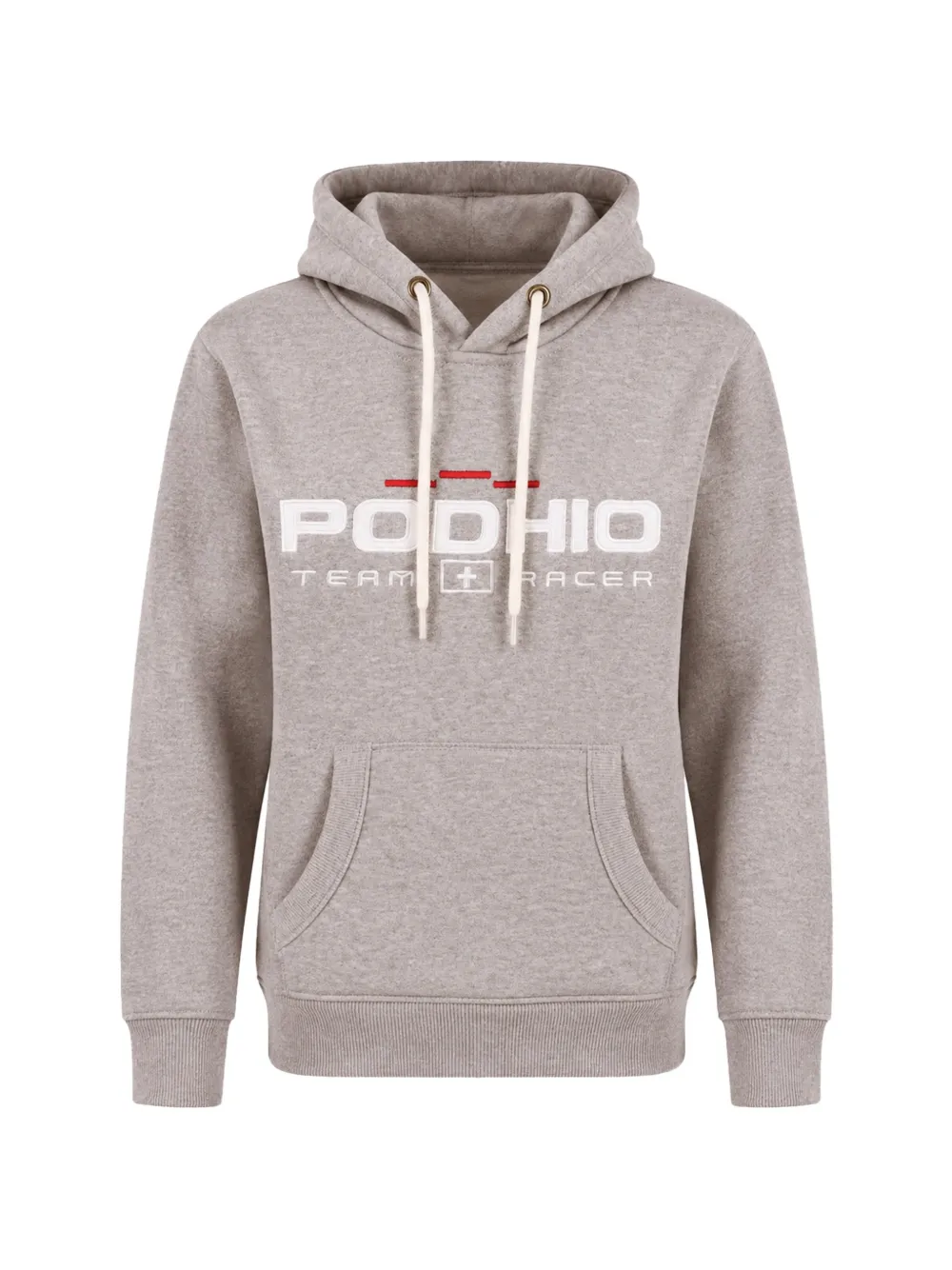 PODHIO Kids Authentic 360 logo-embroidered hoodie - Grigio