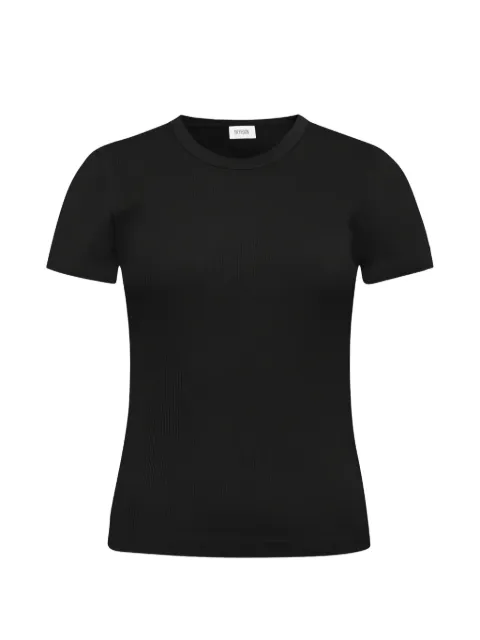 Drykorn camiseta Koale de canalé con cuello redondo