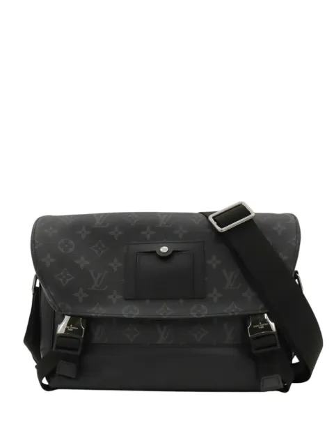 Louis Vuitton Pre-Owned 2016-2026 Monogram Eclipse Voyager PM crossbody bag