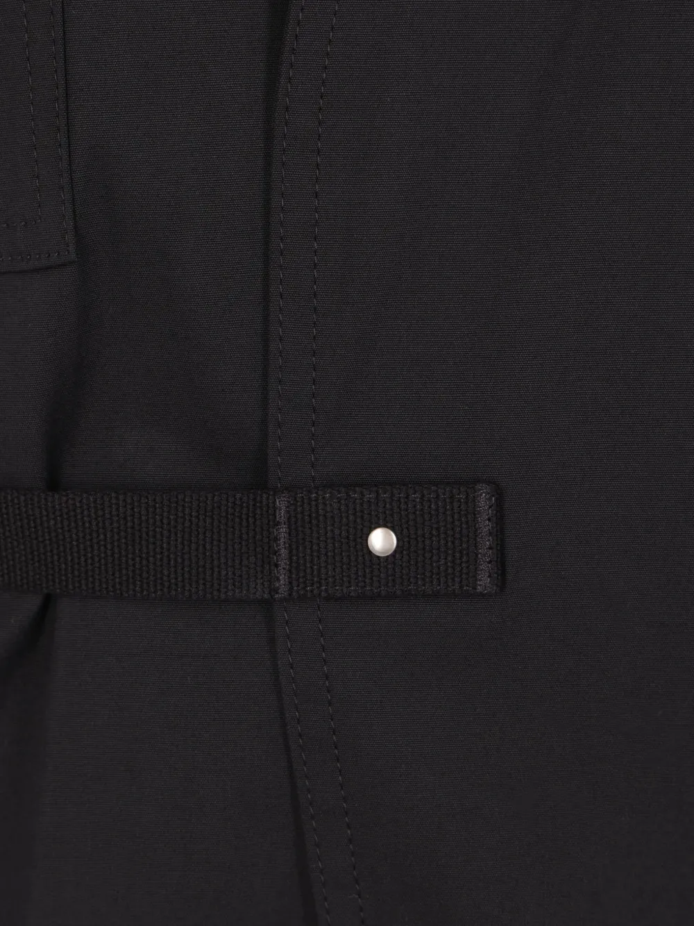 Rick Owens Mantel met ceintuur Zwart
