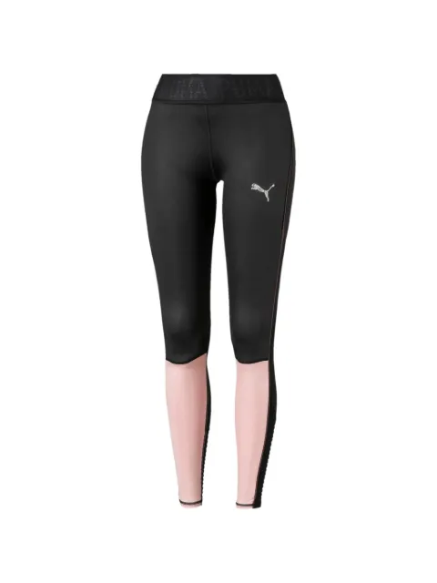 PUMA logo-print panelled leggings