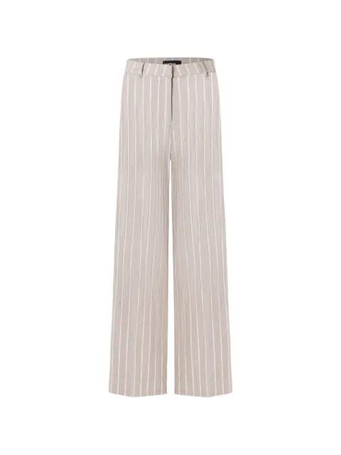 Cambio Mira pinstripe wide-leg trousers