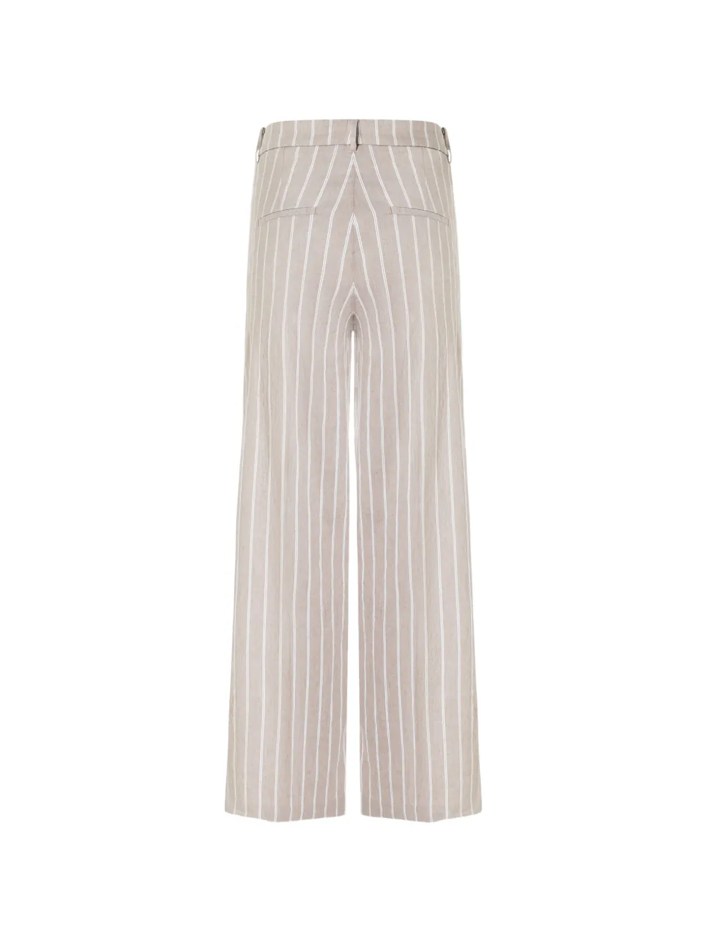 Cambio Mira pinstripe wide-leg trousers Beige