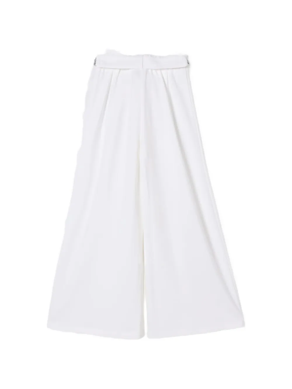 Liu Jo Kids Palazzo broek met strikdetail Wit