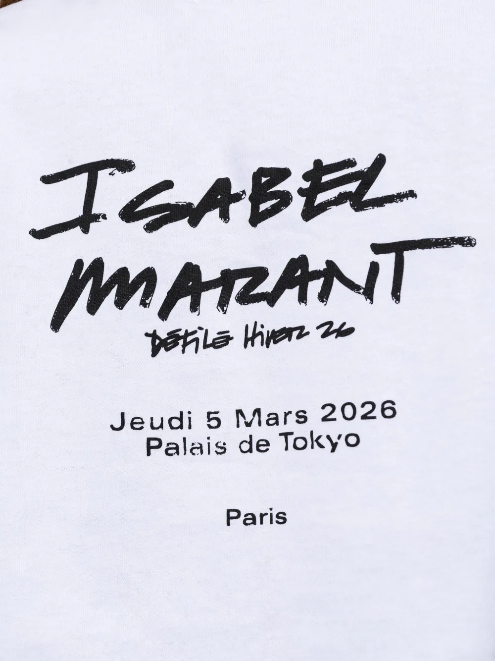 ISABEL MARANT T-shirt met logoprint Wit
