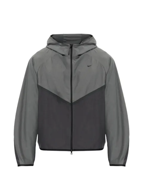 Nike  Nike Tech embroidered-logo hooded jacket