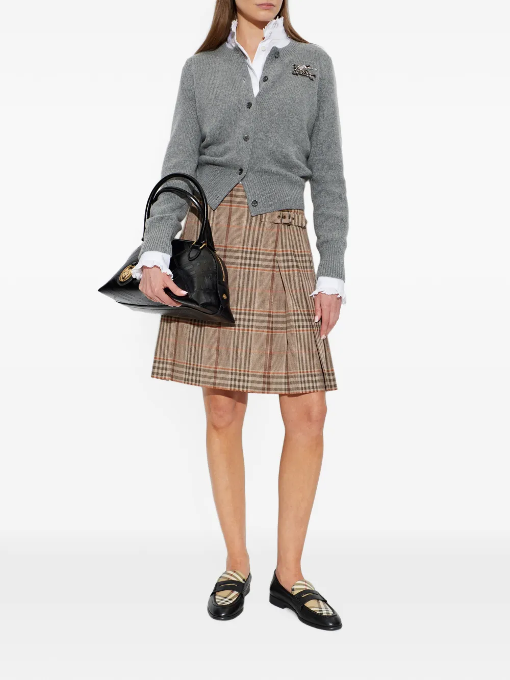 Burberry Sienna vest verfraaid met kristallen Grijs