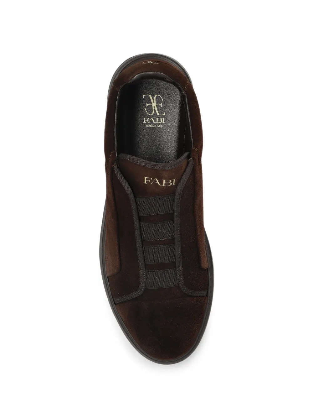 Fabi suede slip-on sneakers Bruin