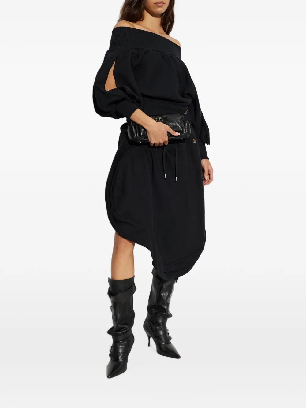 Vivienne Westwood Zingara off-shoulder top Zwart