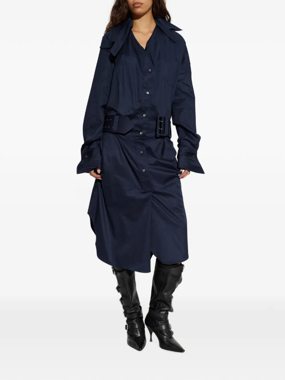 Vivienne Westwood Trenchcoat met ceintuur Blauw