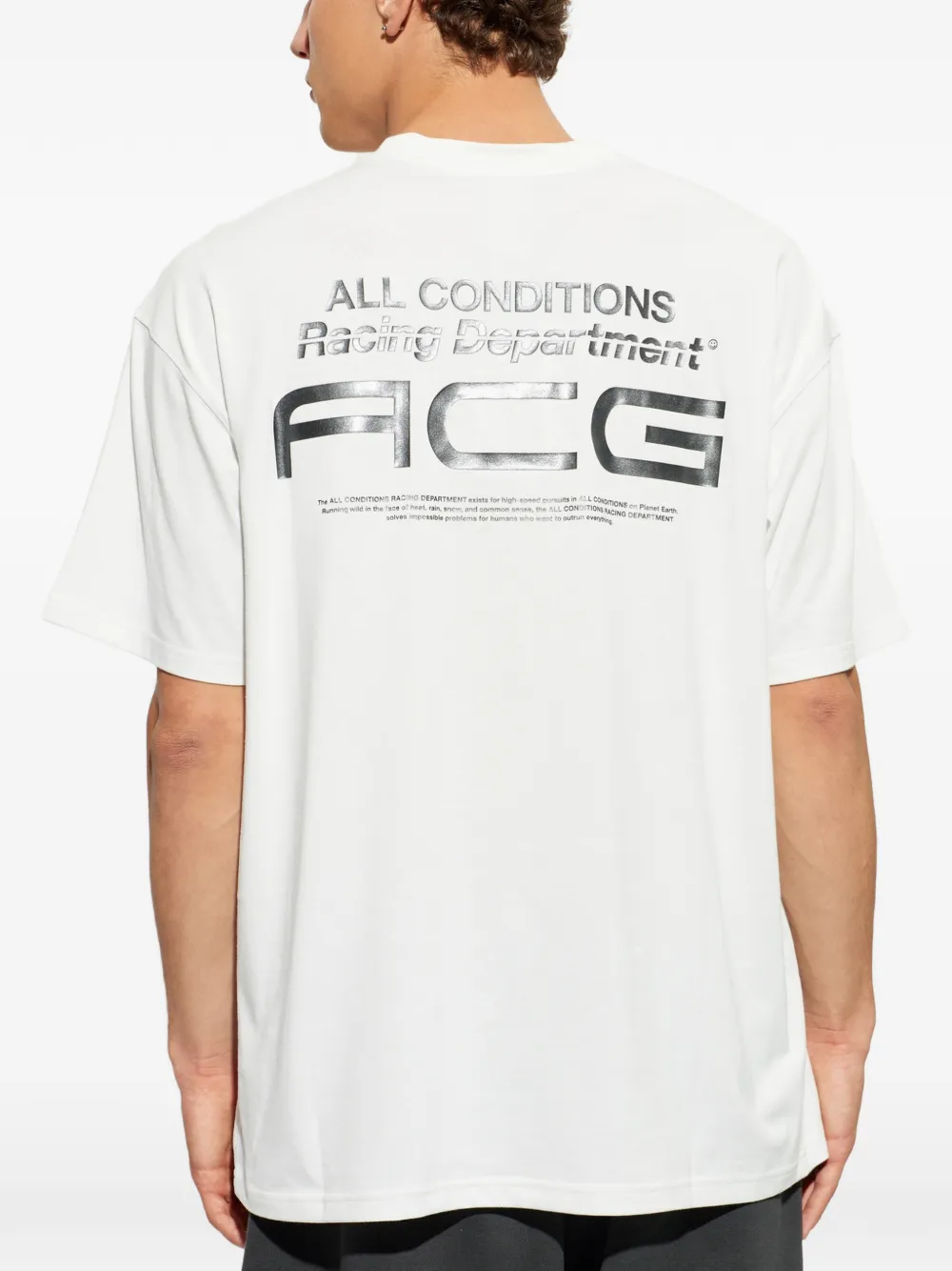 Nike logo-print T-shirt Wit