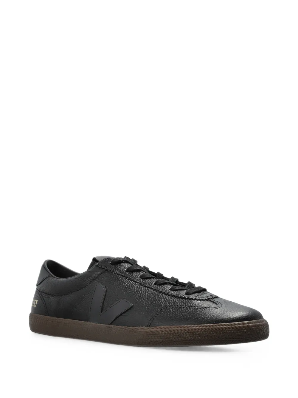 VEJA Volley Signature leather sneakers Zwart