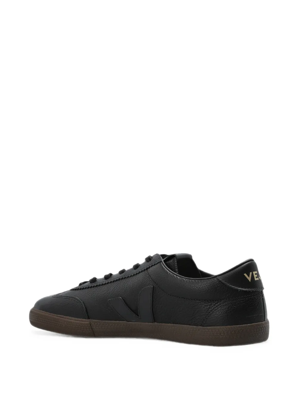 VEJA Volley Signature leather sneakers Zwart