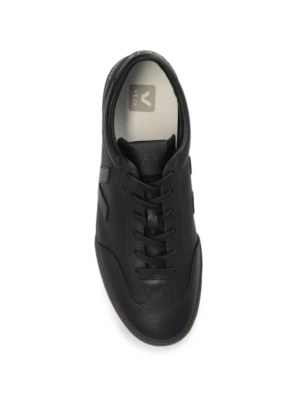 VEJA Volley Signature leather sneakers Zwart