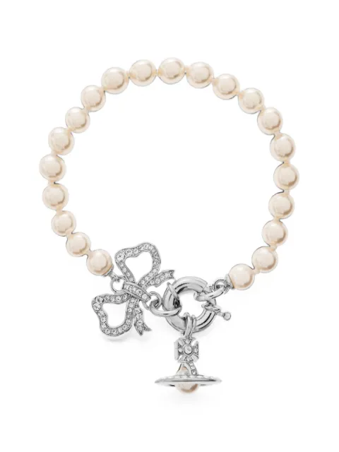 Vivienne Westwood Rigoberta Orb bow bracelet
