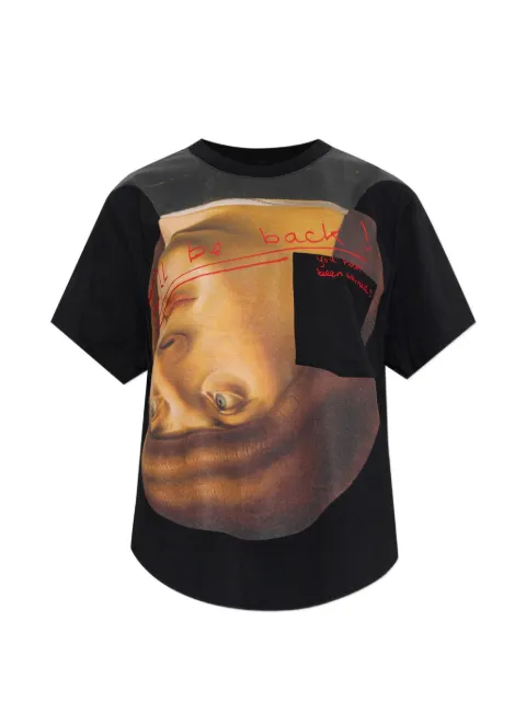 Vivienne Westwood Upside Down Head graphic-print chest-pocket T-shirt