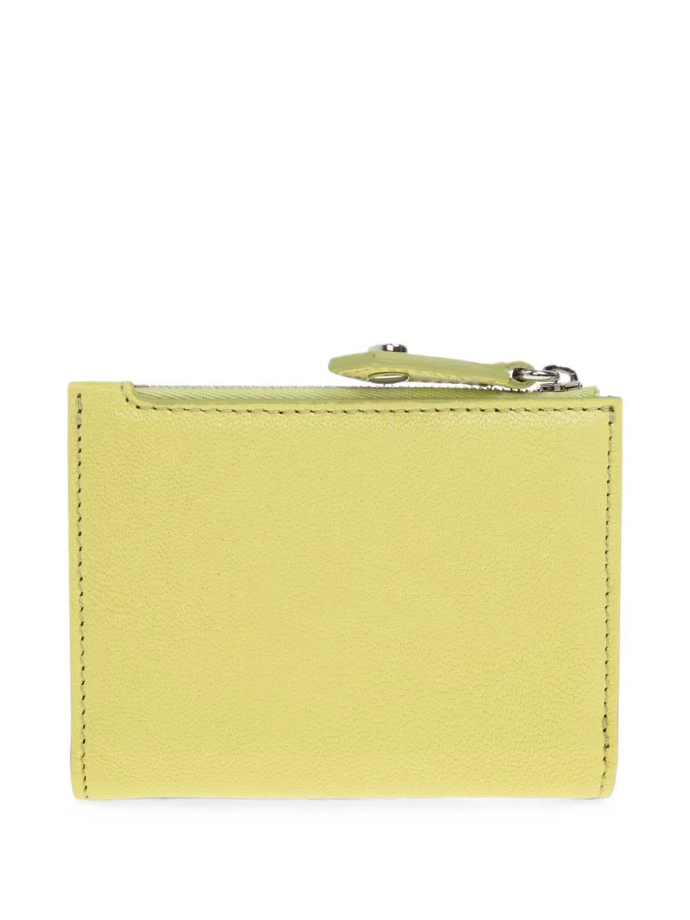 Vivienne Westwood Slim Flap leren portemonnee met Orb-plakkaat Groen