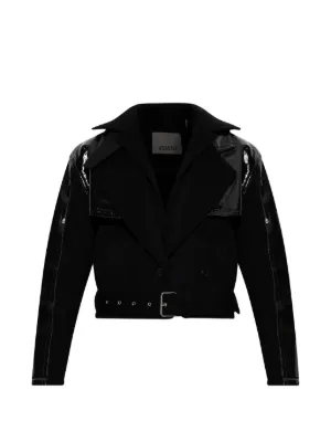 Balmain レザージャケット | ブラック | FARFETCH JP