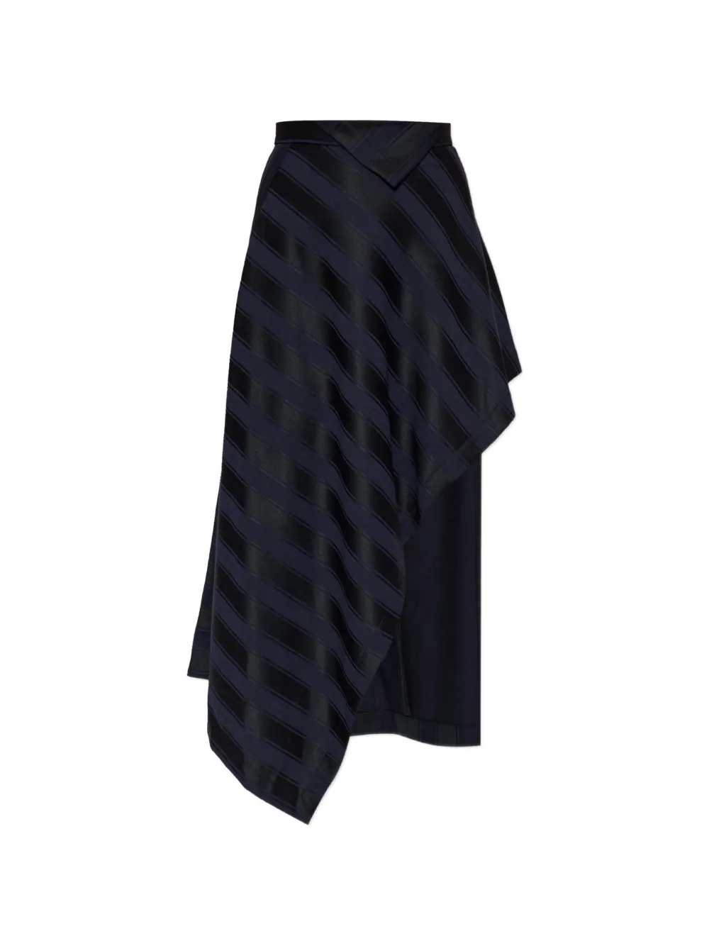 Vivienne Westwood Cassandra striped asymmetric skirt