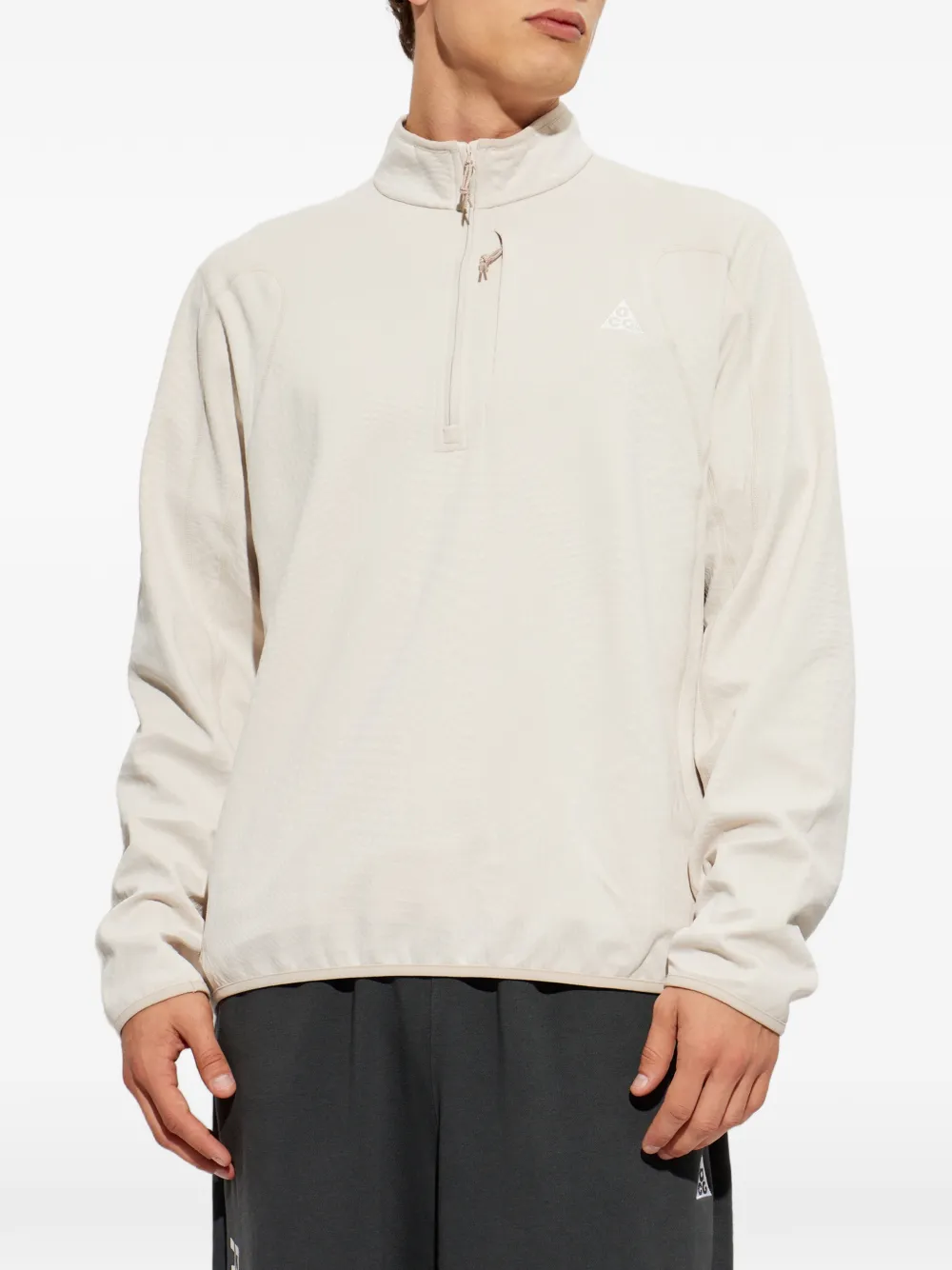 Nike ACG quarter-zip sweater Beige