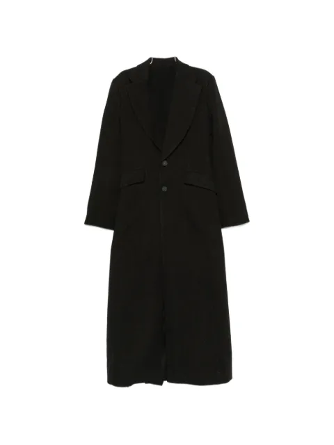 Quetsche pleated-back herringbone-pattern coat
