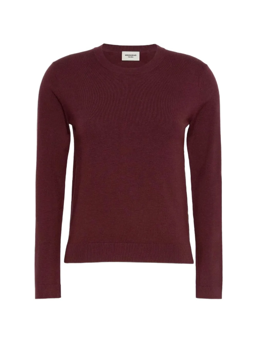 Weekend Max Mara Sicilia silk and wool yarn sweater - bordeaux - Rouge Weekend Max Mara Sicilia silk and wool yarn sweater - bordeaux - Rouge