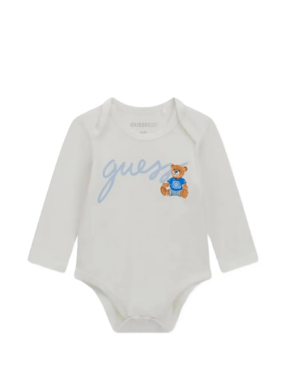 guess kids logo-embroidered tracksuit set (set of three) Blauw
