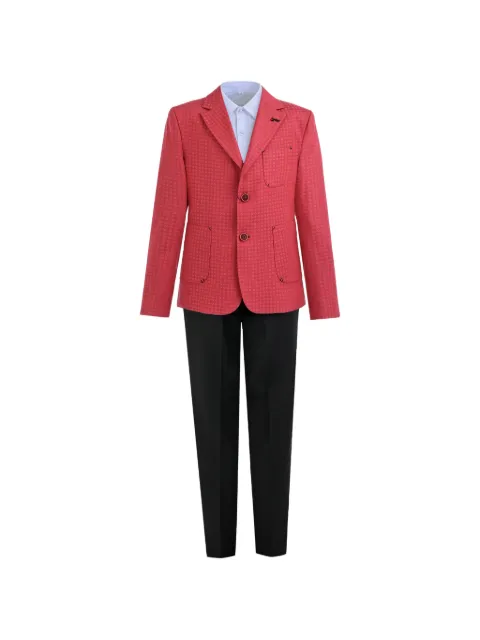 Moustache Adrian patterned suit (set of three)