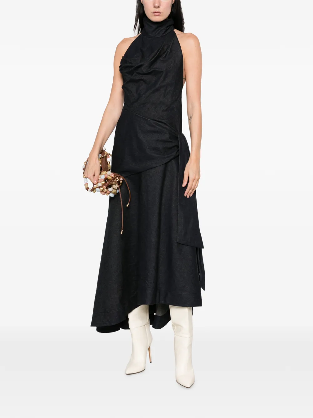 ZIMMERMANN Jurk met halternek Blauw