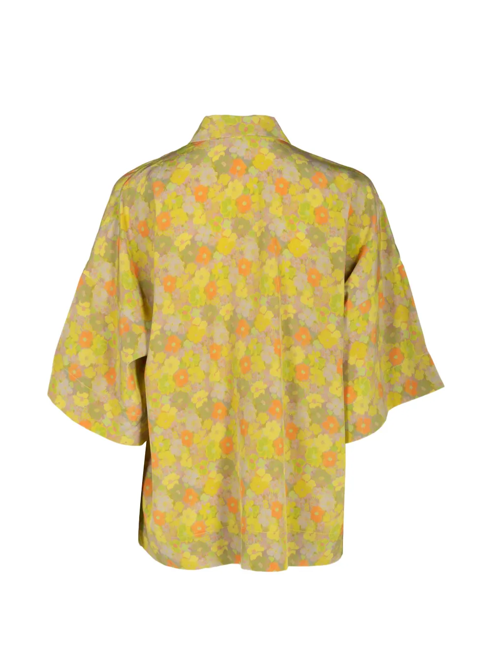 Francoise Pinton Paris Blouse met bloemenprint Groen