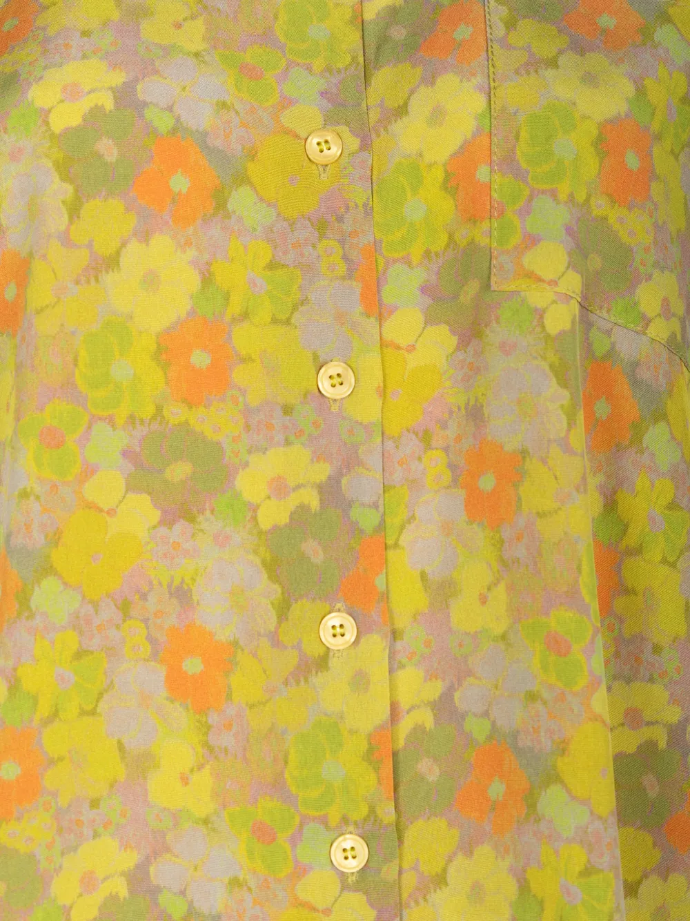 Francoise Pinton Paris Blouse met bloemenprint Groen