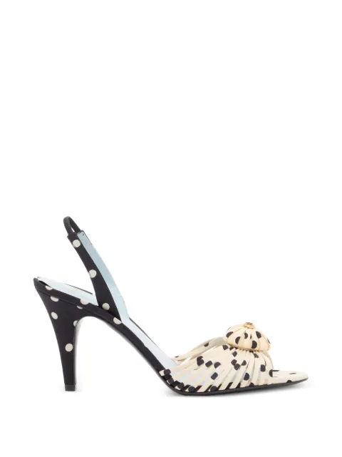 Valentino Garavani Coeur Royal polka-dot heeled pumps