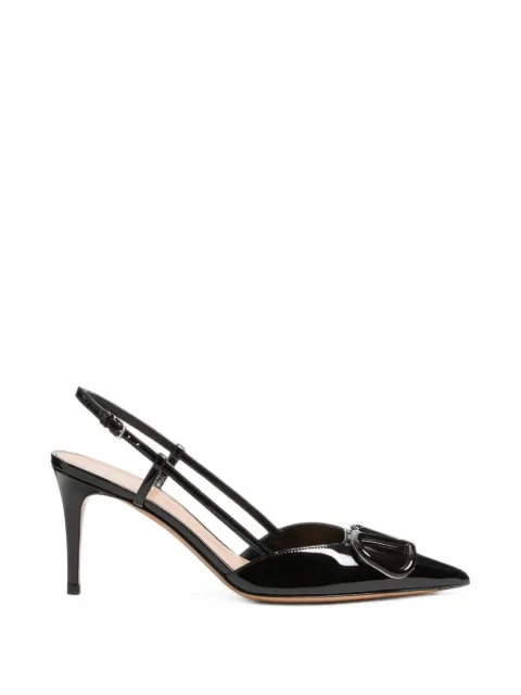 Valentino Garavani zapatos de tacón VLogo de piel con tira trasera