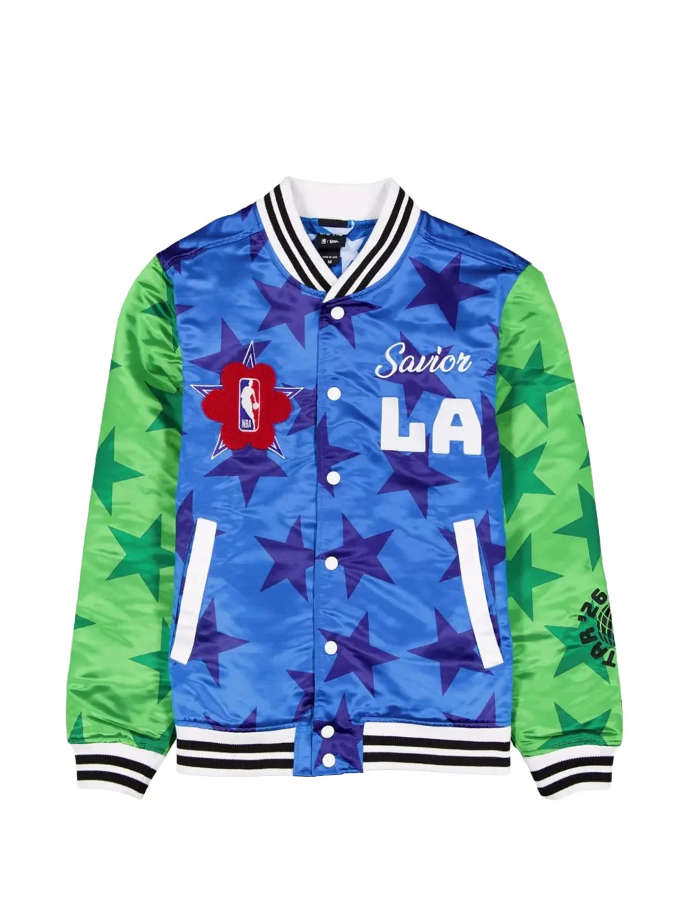 NEW ERA CAP x 2026 NBA All-Star Savior Worldwide bomber jacket - Blu