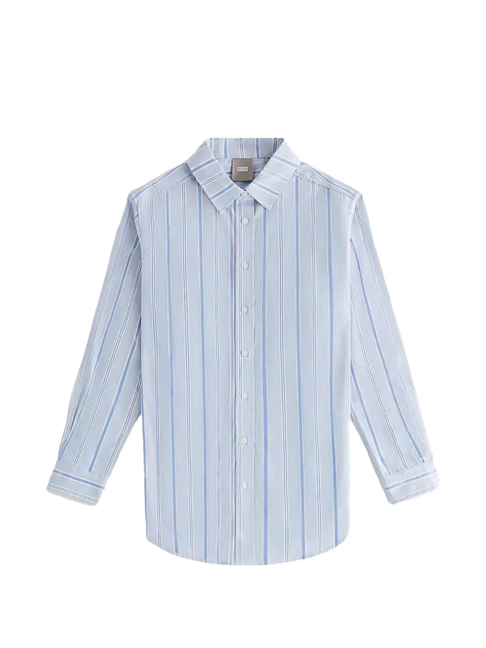 Kith Gale Striped Shirt In Blue