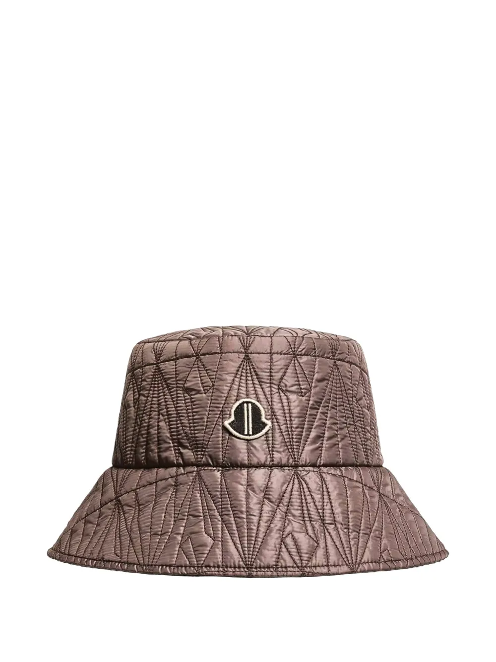 Rick Owens x Moncler quilted bucket hat - Marrone