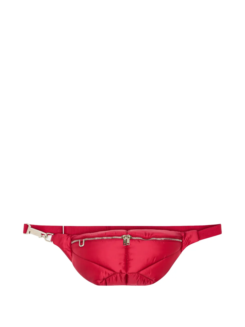 Rick Owens quilted belt bag - Rosso