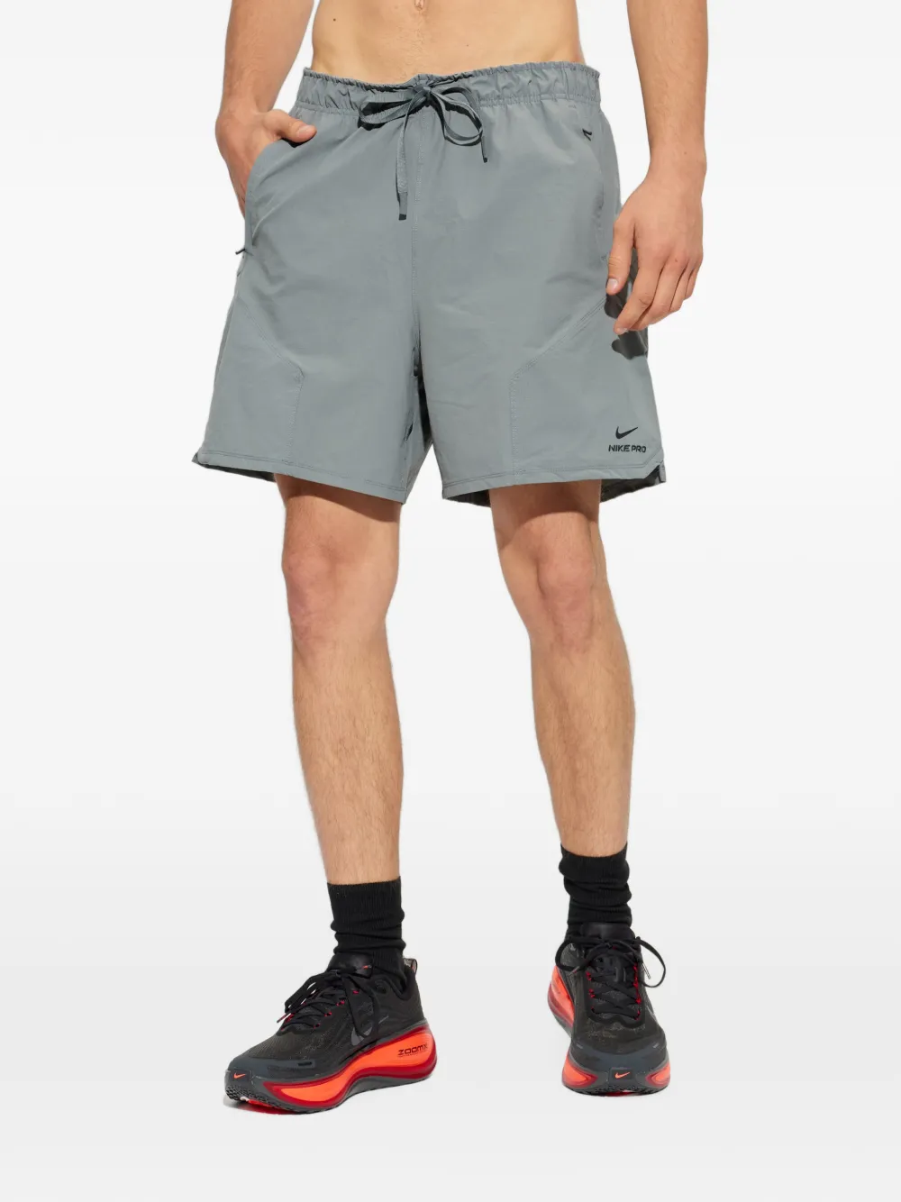 Nike Pro shorts Grijs