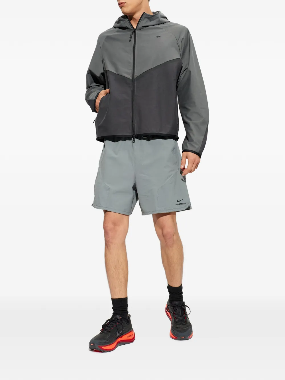 Nike Pro shorts Grijs