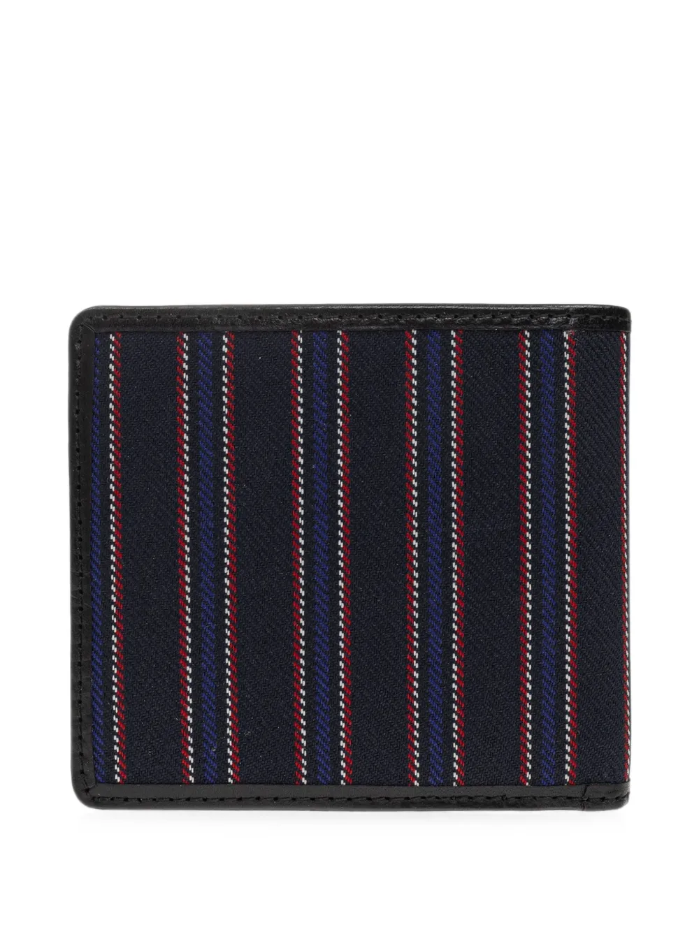 Vivienne Westwood Gestreepte portemonnee met Orb-plakkaat Blauw